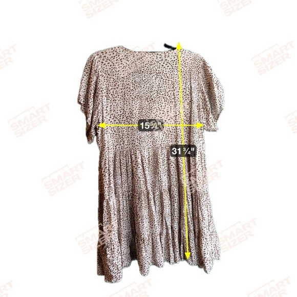 White Birch large animal print dress beautiful ! - Picture 8 of 8